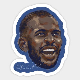 Chris Paul Golden State Portrait Sticker